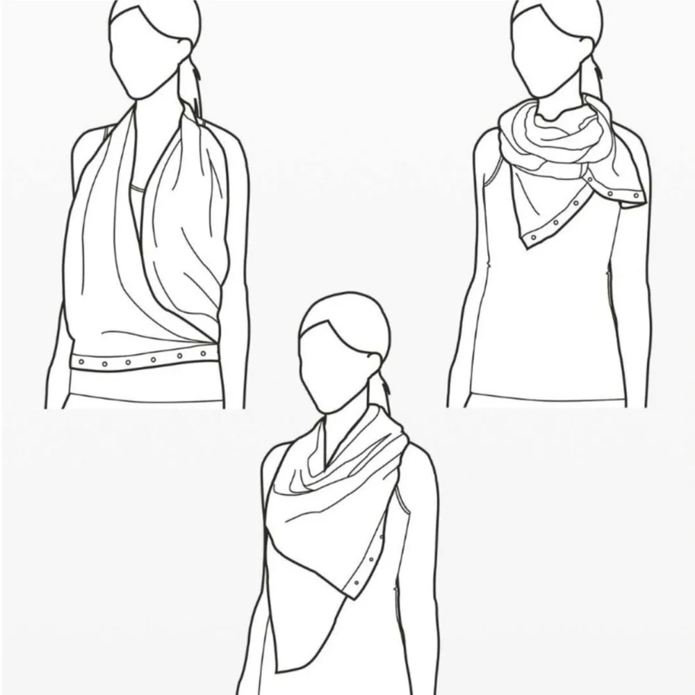 Lululemon Vinyasa Wrap Rulu Four-Way Stretch Scarf OS Women‎
